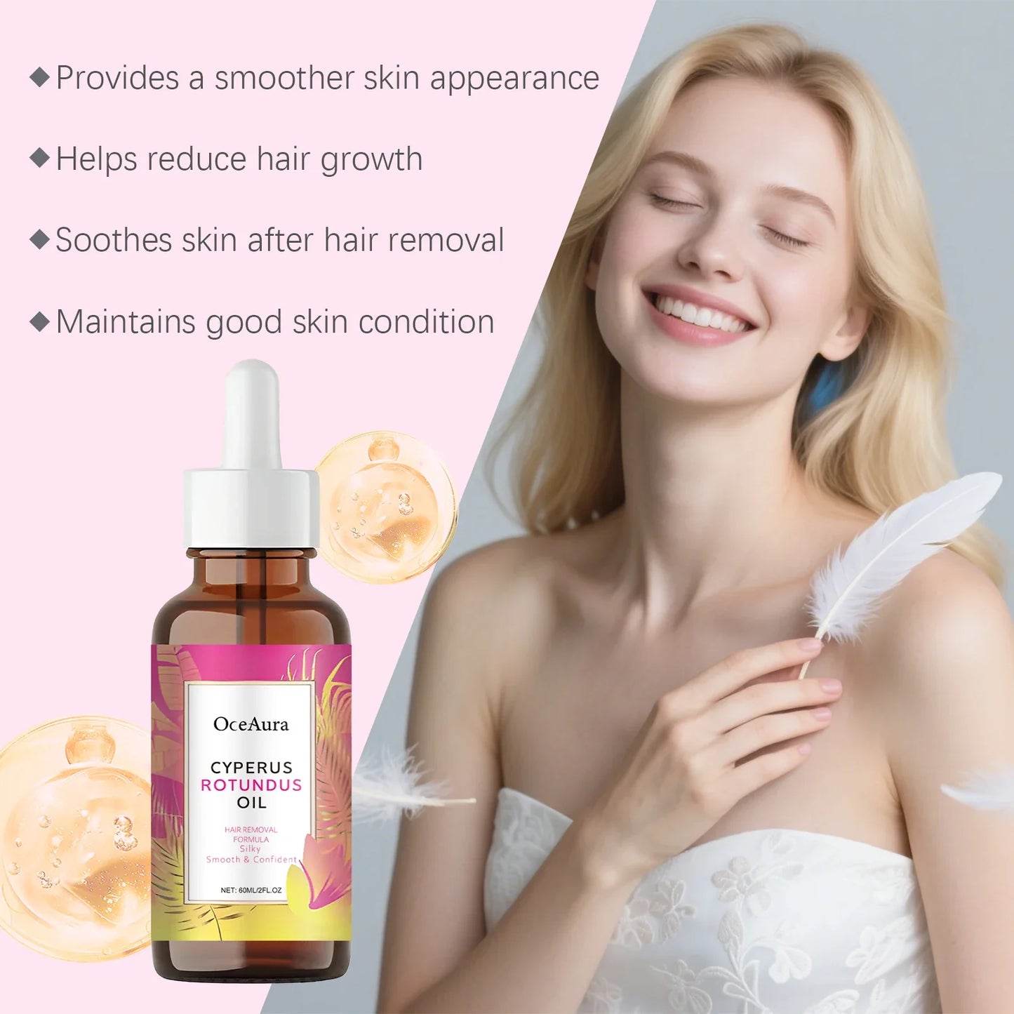 Silky Smooth Hair-Free Oil