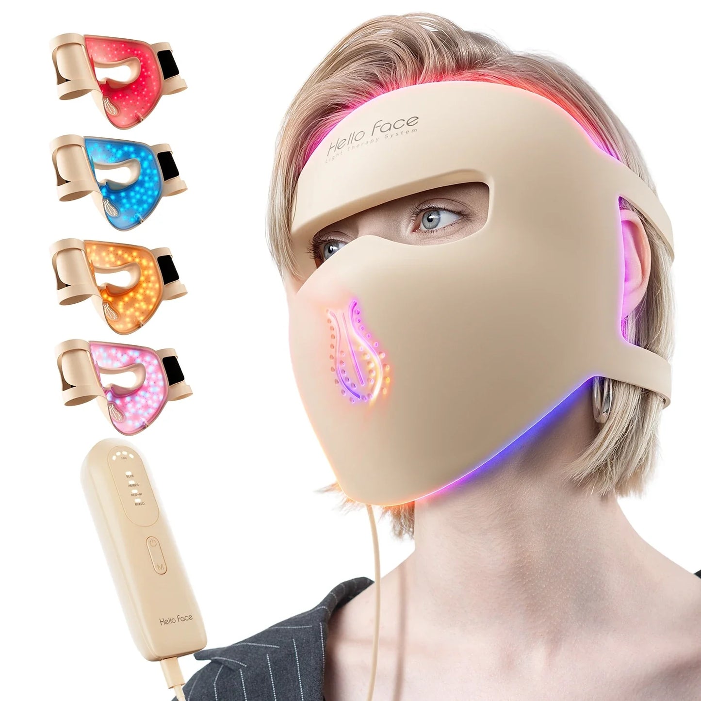 Radiant Glow 4D LED Mask